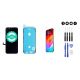 MULTIPACK - LCD displej pro iPhone 15 + screen adhesive (lepka pod displej) + 3D ochranné sklo + sada nářadí
