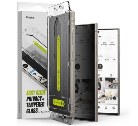 2KS V BALENÍ, SET 2 ANTI-SPY SKEL RINGKE EASY SLIDE 2-PACK SAMSUNG GALAXY S24 ULTRA PRIVACY