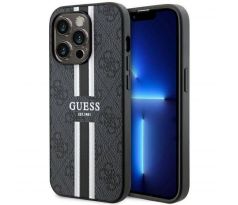 Original   GUESS GUHMP14XP4RPSK  iPhone 14 Pro Max (Compatible with Magsafe 4G Printed Stripes / cerný)
