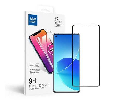 Ochranné tvrzené  sklo 5D - OPPO Reno6 Pro 5G (full glue/ friendly) - cerný