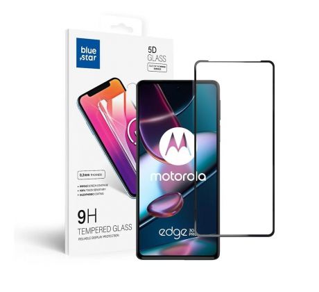 Ochranné tvrzené  sklo  - Motorola Edge 30 Pro - cerný Ochranné tvrzené  sklo