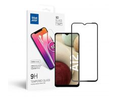 Ochranné tvrzené sklo - Samsung A12 Full Face (full glue with frame/small size) - cerný
