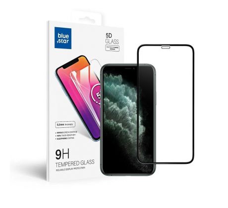 Ochranné tvrzené  sklo -  iPhone Xs/11 Pro Full Cover cerný