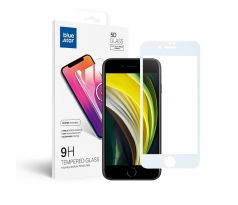 Ochranné tvrzené  sklo -  iPhone 7/8/SE 2020 5D Full Cover bílý