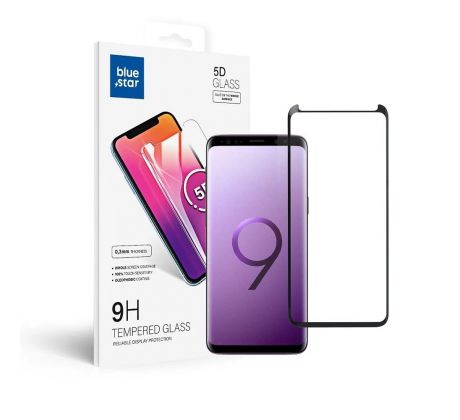 Ochranné tvrzené  sklo  - Samsung Galaxy S9 Full Face (full glue/small size) - cerný 