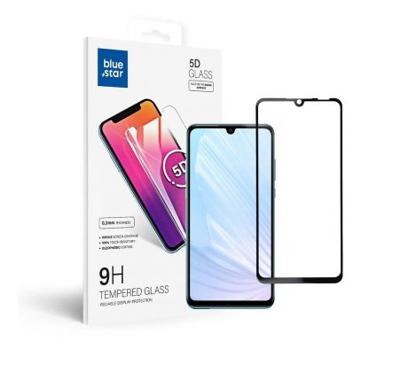 Ochranné tvrzené  sklo  - Huawei P30 Lite (full glue/small size) - cerný 