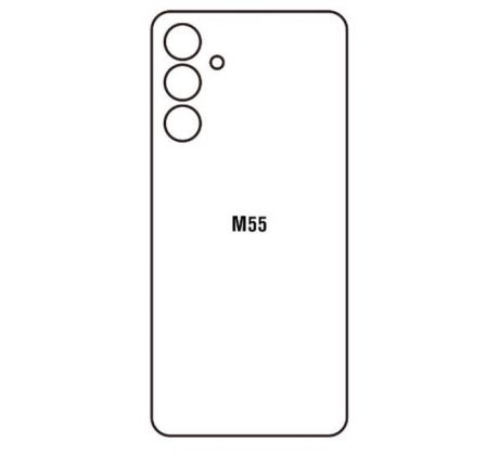 Hydrogel - matná zadní ochranná fólie - Samsung Galaxy M55