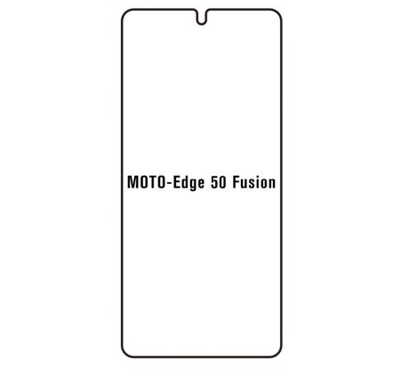 Hydrogel - matná ochranná fólie - Motorola Edge 50 Fusion