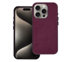 Woven Mag Cover  iPhone 15 Pro burgundy