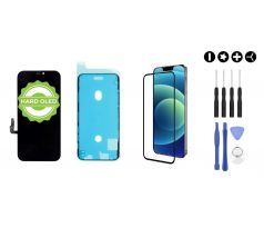 MULTIPACK - OLED displej pro iPhone 13 mini + screen adhesive (lepka pod displej) + 3D ochranné sklo + sada nářadí