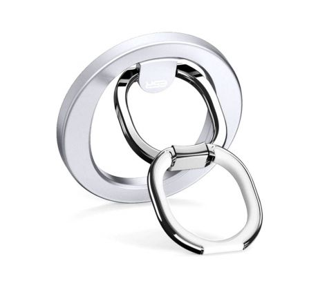 DRŽÁK NA PRST ESR HALOLOCK MAGSAFE PHONE RING STAND SILVER