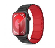 ŘEMÍNEK TECH-PROTECT ICONBAND MAGNETIC APPLE WATCH 4 / 5 / 6 / 7 / 8 / 9 / SE / ULTRA 1 / 2 (42 / 44 / 45 / 49 mm) BLACK/RED