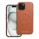 Roar Kožený kryt Mag Case -  iPhone 15 Brown