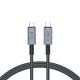 KABEL TECH-PROTECT ULTRABOOST Max USB 4.0 8K 40GBPS TYPE-C CABLE PD240W 100CM GREY