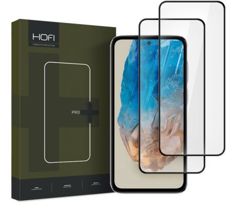 2KS V BALENÍ, SET 2 OCHRANNÝCH SKEL HOFI GLASS PRO+ 2-PACK SAMSUNG GALAXY M35 5G BLACK