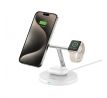 BEZDRÁTOVÁ NABÍJEČKA TECH-PROTECT QI15W-A35 3IN1 MAGNETIC MAGSAFE WIRELESS CHARGER WHITE