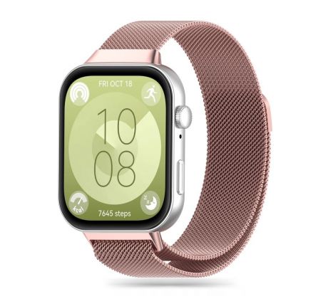 ŘEMÍNEK TECH-PROTECT MILANESEBAND HUAWEI WATCH FIT 3 ROSE GOLD