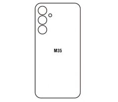 Hydrogel - matná zadní ochranná fólie -   Samsung Galaxy M35