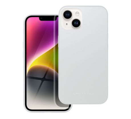 Roar Matte Glass Case  -  iPhone 14 stríbrný