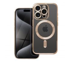 Electro Mag Cover  s MagSafe  iPhone 15 Pro zlatý