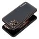 LEATHER Case  iPhone 15 Plus cerný