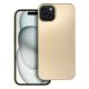 METALLIC Case  iPhone 15 Plus Plus zlatý