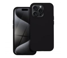 SILICONE Case  iPhone 15 Pro cerný