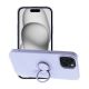 SILICONE RING Case  iPhone 15 fialový