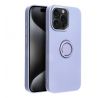 SILICONE RING Case  iPhone 15 Pro Max fialový