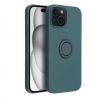 SILICONE RING Case  iPhone 15 zelený