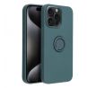 SILICONE RING Case  iPhone 15 Pro Max zelený