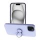 SILICONE RING Case  iPhone 15 Plus fialový