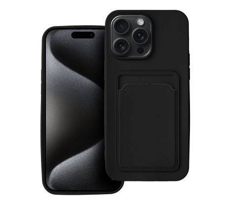 CARD Case  iPhone 15 Pro Max cerný
