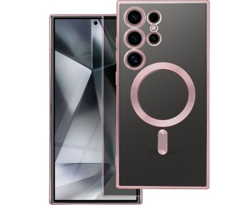ELECTRO MAG COVER  s MagSafe  Samsung Galaxy A35 rose zlatý