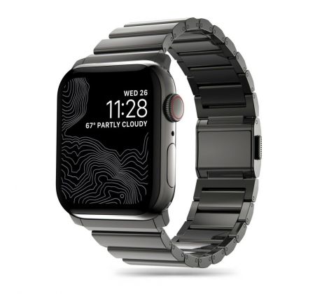 ŘEMÍNEK TECH-PROTECT STEELBAND APPLE WATCH 4 / 5 / 6 / 7 / 8 / 9 / SE / ULTRA 1 / 2 (42 / 44 / 45 / 49 mm) BLACK
