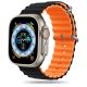ŘEMÍNEK TECH-PROTECT ICONBAND PRO APPLE WATCH 4 / 5 / 6 / 7 / 8 / 9 / SE / ULTRA 1 / 2 (42 / 44 / 45 / 49 mm) BLACK/ORANGE