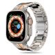 ŘEMÍNEK TECH-PROTECT STAINLESS LINE APPLE WATCH 4 / 5 / 6 / 7 / 8 / 9 / SE / ULTRA 1 / 2 (42 / 44 / 45 / 49 mm) TITANIUM/ORANGE