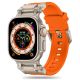 ŘEMÍNEK TECH-PROTECT DELTA PRO APPLE WATCH 4 / 5 / 6 / 7 / 8 / 9 / SE / ULTRA 1 / 2 (42 / 44 / 45 / 49 mm) ORANGE/TITANIUM
