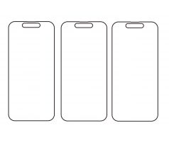 3PACK - Hydrogel - 3x ochranná fólie - iPhone 16 Plus