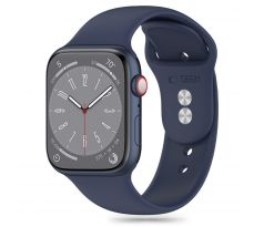 ŘEMÍNEK TECH-PROTECT SILICONE APPLE WATCH 4 / 5 / 6 / 7 / 8 / 9 / SE / ULTRA 1 / 2 (42 / 44 / 45 / 49 mm) MIDNIGHT BLUE