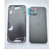 Apple iPhone 15 Plus - Zadní housing (black) 