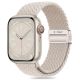 ŘEMÍNEK TECH-PROTECT NYLONMAG APPLE WATCH 4 / 5 / 6 / 7 / 8 / 9 / SE / ULTRA 1 / 2 (42 / 44 / 45 / 49 mm) STARLIGHT