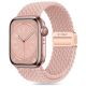 ŘEMÍNEK TECH-PROTECT NYLONMAG APPLE WATCH 4 / 5 / 6 / 7 / 8 / 9 / SE / ULTRA 1 / 2 (42 / 44 / 45 / 49 mm) DUSTY ROSE