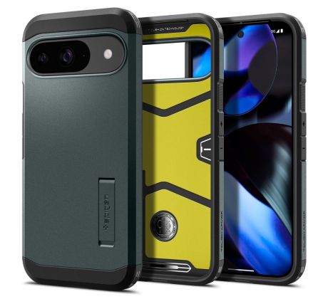 KRYT SPIGEN TOUGH ARMOR GOOGLE PIXEL 9 / 9 PRO ABYSS GREEN