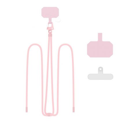 ŠNŮRKA NA TELEFON/POPRUH TECH-PROTECT C5S ROPE CROSSBODY STRAP BABY PINK