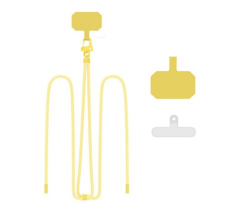 ŠNŮRKA NA TELEFON/POPRUH TECH-PROTECT C5S ROPE CROSSBODY STRAP LEMON