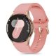 ŘEMÍNEK TECH-PROTECT SILICONE SAMSUNG GALAXY WATCH 4 / 5 / 5 PRO / 6 / 7 / FE DUSTY PINK