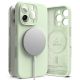 KRYT RINGKE SILICONE MAGNETIC MAGSAFE iPhone 16 Pro SOFT MINT