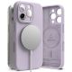 KRYT RINGKE SILICONE MAGNETIC MAGSAFE iPhone 16 Pro LIGHT PURPLE