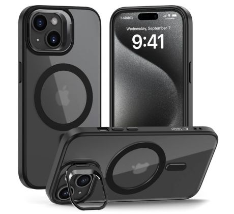 KRYT TECH-PROTECT MAGSTAND MAGSAFE iPhone 15 MATTE BLACK